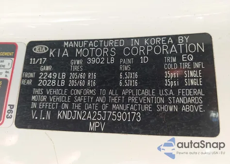 2018 Kia Soul from USA, damaged, VIN KNDJN2A25J7590173